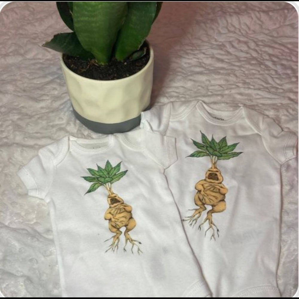 Infant Mandrake onesie